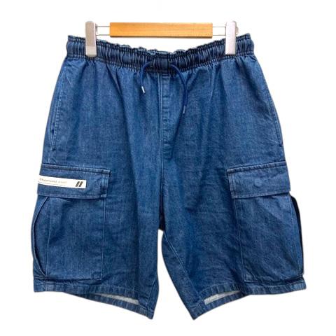 【中古】ダブルタップス WTAPS 251WVDT-PTM08 25SS デニムカーゴパンツ ハーフパンツ コットン 02 青 インディゴブルー  メンズ