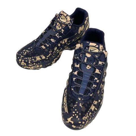【中古】ナイキ NIKE ×C.E. AV0765-400 Cav Empt Air Max 95 シーイー エアマックス スニーカー 総柄 27.5 紺 ネイビー メンズ