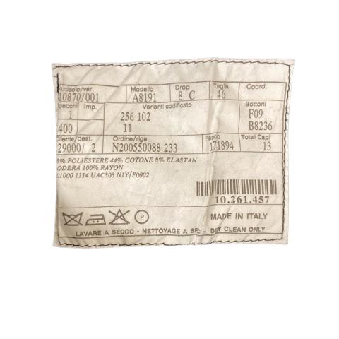 【中古】プラダ PRADA テーラードジャケット パンツ セットアップ  シングル イタリア製 46S ブラック メンズ_7