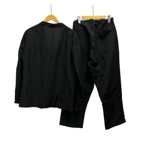 【中古】トゥモローランド ル ヴェルヌイユ LE VERNEUIL セットアップ ジャケット パンツ 長袖 無地 T191500 40 黒 ブラック メンズ_1