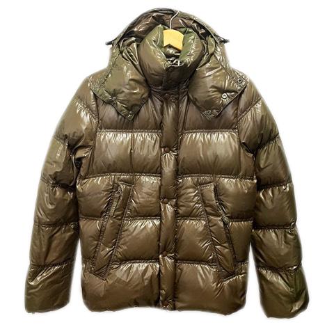 【中古】デュベティカ DUVETICA 01776214 ダウンジャケット ブルゾン フード ナイロン 長袖 S 茶 ブラウン メンズ