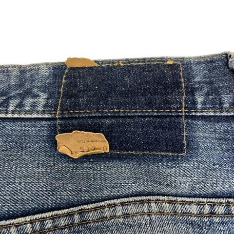 【中古】リーバイス ビンテージ クロージング LEVI'S VINTAGE CLOTHING デニム ジーンズ 無地 517-0217 70s ボタン裏2 青 ブルー メンズ_8