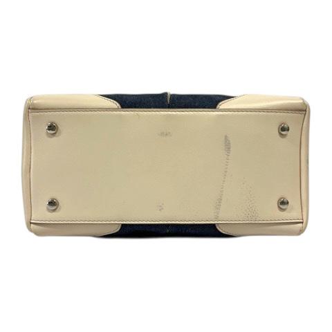 中古】トッズ TOD'S ハンドバッグ ショルダーバッグ 2WAY デニム ロゴ