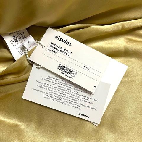 中古】未使用品 ビズビム VISVIM 0125205013014 25AW COMMODORE COAT
