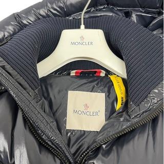 【中古】モンクレール MONCLER 18AW ダウンジャケット D20914199485 ARBONNE フェザー混 2 カーキ ネイビー メンズ