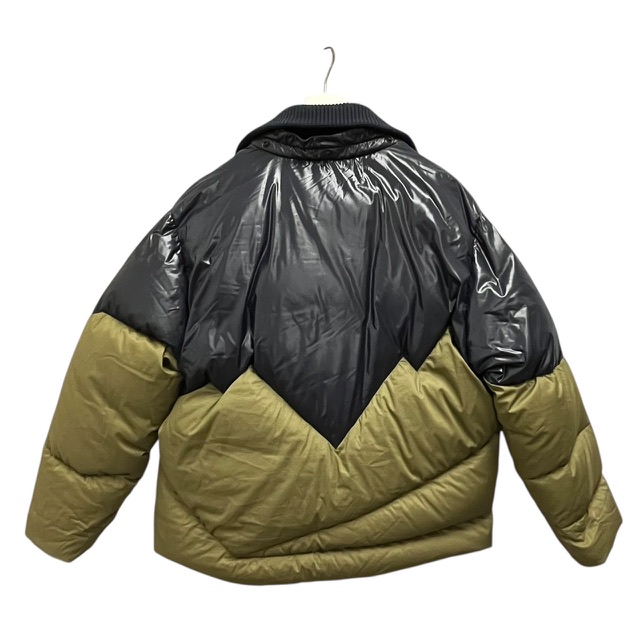 【中古】モンクレール MONCLER 18AW ダウンジャケット D20914199485 ARBONNE フェザー混 2 カーキ ネイビー メンズ