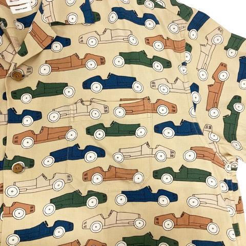 【中古】ビズビム VISVIM シャツ カジュアルシャツ 開襟シャツ 総柄 半袖 3 ベージュ マルチカラー メンズ_5