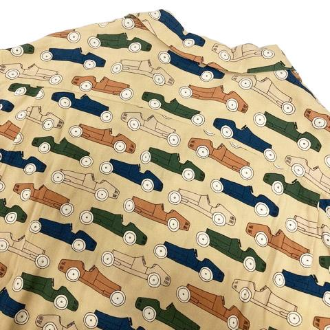 【中古】ビズビム VISVIM シャツ カジュアルシャツ 開襟シャツ 総柄 半袖 3 ベージュ マルチカラー メンズ_7