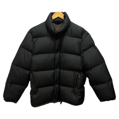 【中古】モンクレール MONCLER  ダウンジャケット 長袖 無地 茶タグ フランス製 220-091-41305-00 2 黒 ブラック メンズ