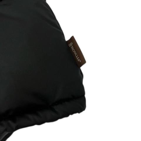 【中古】モンクレール MONCLER ダウンジャケット 長袖 無地 茶タグ フランス製 220-091-41305-00 2 黒 ブラック メンズ_5