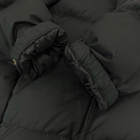 【中古】モンクレール MONCLER ダウンジャケット 長袖 無地 茶タグ フランス製 220-091-41305-00 2 黒 ブラック メンズ_6