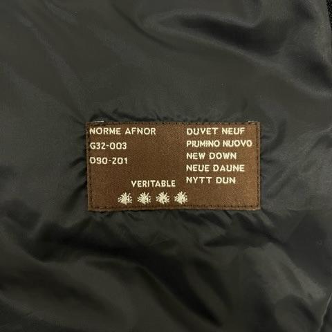 【中古】モンクレール MONCLER ダウンジャケット 長袖 無地 茶タグ フランス製 220-091-41305-00 2 黒 ブラック メンズ_7