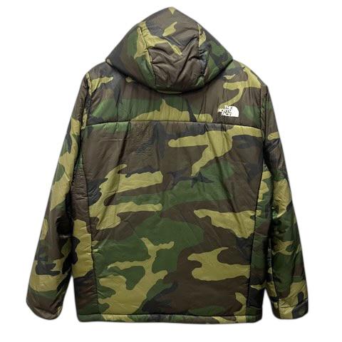 【中古】ザノースフェイス THE NORTH FACE NY81508 マウンテンパーカー ブルゾン 迷彩柄 ロゴ ナイロン 中わた 長袖 L 緑 カーキ メンズ_1