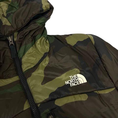 【中古】ザノースフェイス THE NORTH FACE NY81508 マウンテンパーカー ブルゾン 迷彩柄 ロゴ ナイロン 中わた 長袖 L 緑 カーキ メンズ_3
