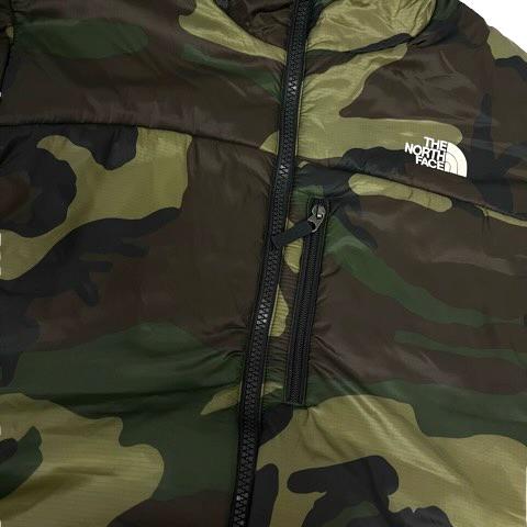 【中古】ザノースフェイス THE NORTH FACE NY81508 マウンテンパーカー ブルゾン 迷彩柄 ロゴ ナイロン 中わた 長袖 L 緑 カーキ メンズ_4