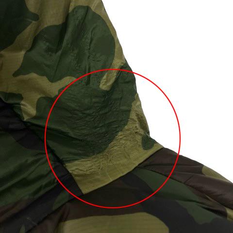 【中古】ザノースフェイス THE NORTH FACE NY81508 マウンテンパーカー ブルゾン 迷彩柄 ロゴ ナイロン 中わた 長袖 L 緑 カーキ メンズ_7