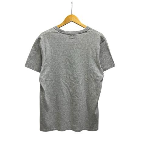 【中古】アミ アレクサンドル マテュッシ ami alexandre mattiussi Tシャツ 半袖 刺繍 BSRJI100.720 L グレー マルチカラー レディース_1