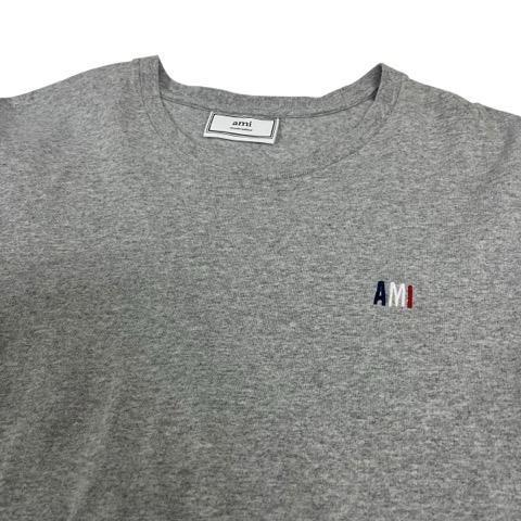 【中古】アミ アレクサンドル マテュッシ ami alexandre mattiussi Tシャツ 半袖 刺繍 BSRJI100.720 L グレー マルチカラー レディース_4