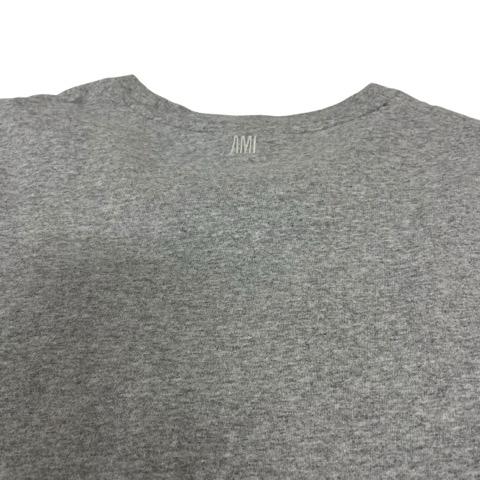 【中古】アミ アレクサンドル マテュッシ ami alexandre mattiussi Tシャツ 半袖 刺繍 BSRJI100.720 L グレー マルチカラー レディース_5