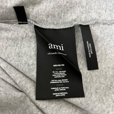 【中古】アミ アレクサンドル マテュッシ ami alexandre mattiussi Tシャツ 半袖 刺繍 BSRJI100.720 L グレー マルチカラー レディース_6