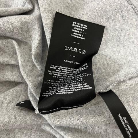 【中古】アミ アレクサンドル マテュッシ ami alexandre mattiussi Tシャツ 半袖 刺繍 BSRJI100.720 L グレー マルチカラー レディース_7