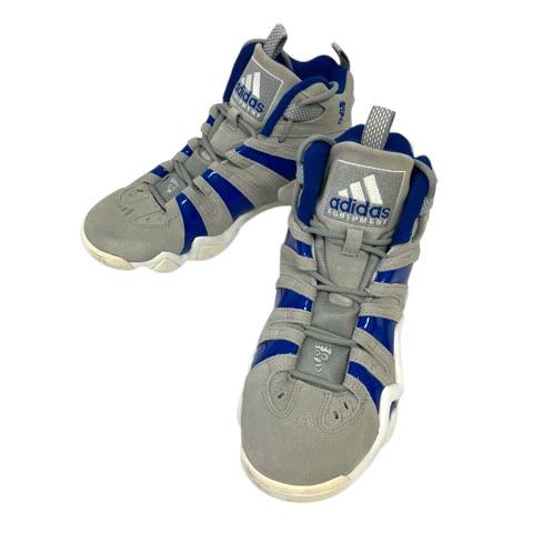 【中古】アディダス adidas didas Crazy 8 'Grey Royal Blue' IG3737 スニーカー ハイカット ロゴ 27.0 グレー 青 ブルー メンズ
