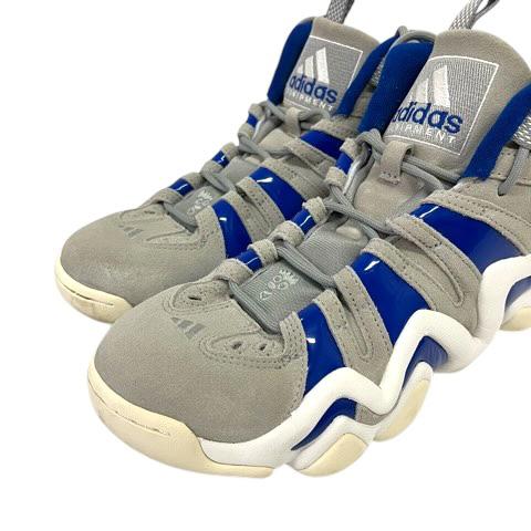 【中古】アディダス adidas didas Crazy 8 'Grey Royal Blue' IG3737 スニーカー ハイカット ロゴ 27.0 グレー 青 ブルー メンズ_7