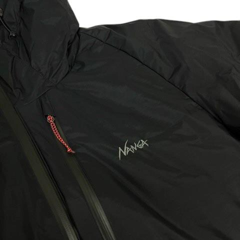【中古】ナンガ NANGA ND2441-1A001 ダウンジャケット オーロラテックス フード フェザー混 ワンポイントロゴ 長袖 L ブラック メンズ_4