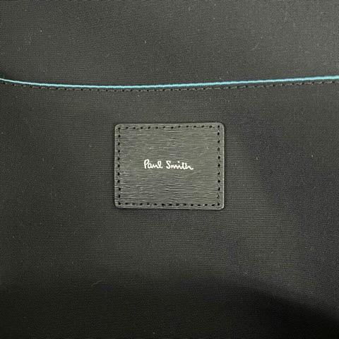 【中古】未使用品 ポールスミス PAUL SMITH APS543-10 バックパック リュック デイパック レザー ワンポイントロゴ ブラック メンズ_2