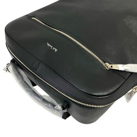 【中古】未使用品 ポールスミス PAUL SMITH APS543-10 バックパック リュック デイパック レザー ワンポイントロゴ ブラック メンズ_5