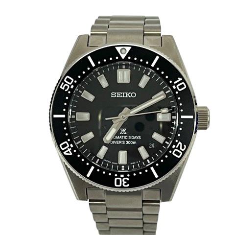 【中古】セイコー SEIKO 6R55-00G0 PROSPEX プロスペックス ダイバースキューバ 腕時計 ウォッチ 100周年記念 シルバー メンズ