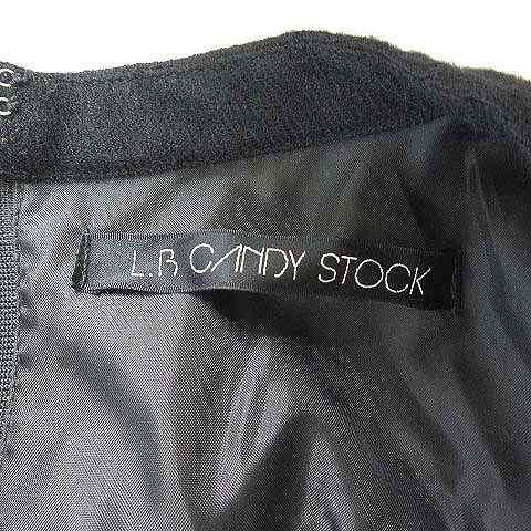 中古 リリーブラウン Lily Brown Candy Stock ビジュー ローウエスト フレア ドレス ワンピース ノースリーブ 黒 0の通販はau Pay マーケット ブランド古着のベクトル