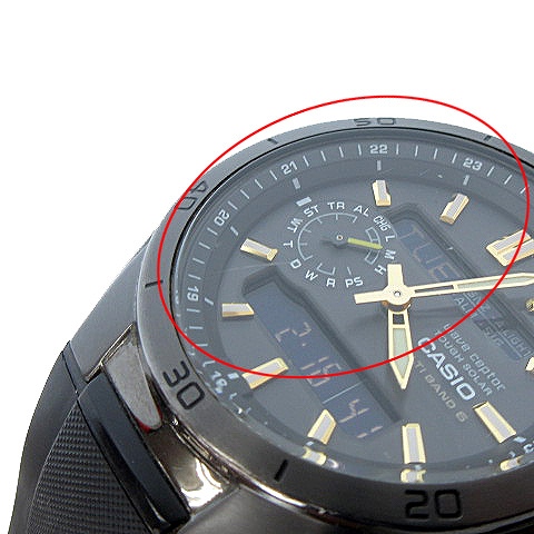 中古 カシオ Casio Wva M650 1ajf ウェーブ セプター タフソーラー マルチバンド6 アナデジ 電波 腕時計 黒 メンズの通販はau Pay マーケット ブランド古着のベクトル