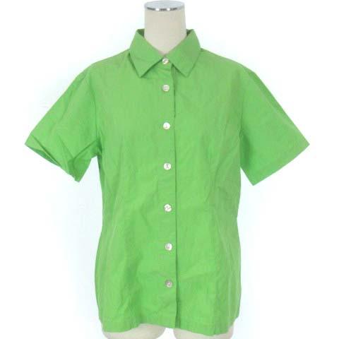 中古 アランマヌキャン Alain Manoukian シャツ シンプルデザイン 無地 半袖 グリーン 緑 38 トップス レディースの通販はau Pay マーケット ブランド古着のベクトル