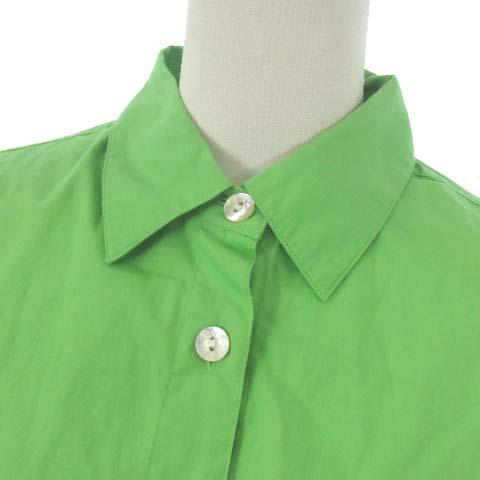中古 アランマヌキャン Alain Manoukian シャツ シンプルデザイン 無地 半袖 グリーン 緑 38 トップス レディースの通販はau Pay マーケット ブランド古着のベクトル