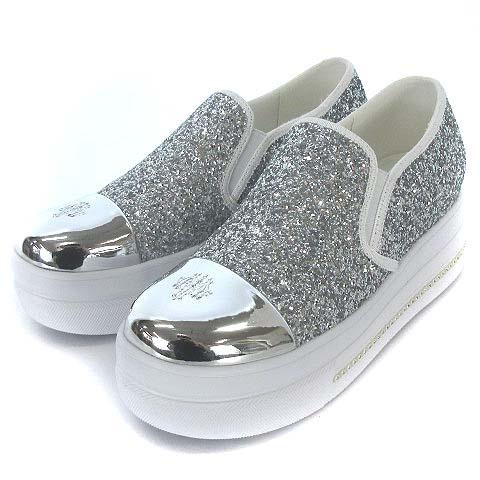 中古 未使用品 レディ Rady aw 先金 グリッター スリッポン スニーカー 厚底 ラインストーン 白 L 24 5 25 0 靴の通販はau Pay マーケット ブランド古着のベクトル
