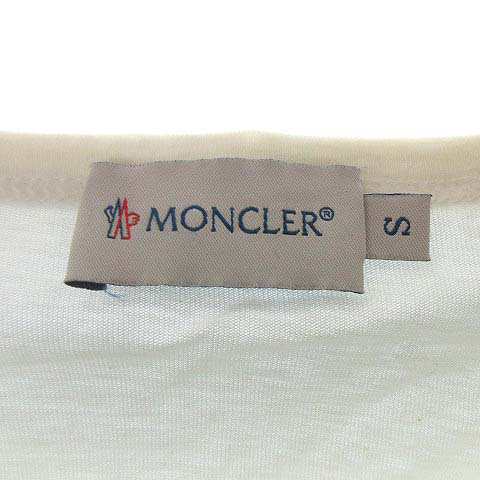 中古】モンクレール MONCLER 82565 Tシャツ カットソー ペイント ロゴ 