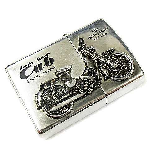 中古】未使用品 ジッポー ZIPPO ホンダ Honda スーパーカブ 50周年記念