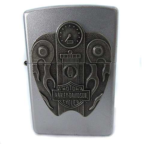 【中古】未使用品 ジッポー ZIPPO ハーレーダビッドソン オイルライター タンク 205HD H325 FUEL TANK シルバー  02年製｜au PAY マーケット