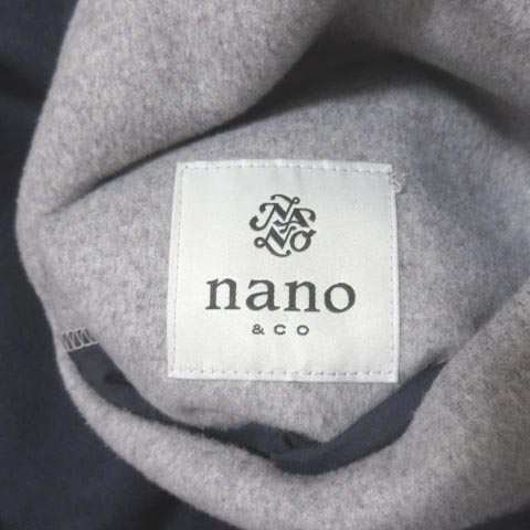 中古】ナノ&コー nano&co 17AW ダブルフェイス ガウンコート