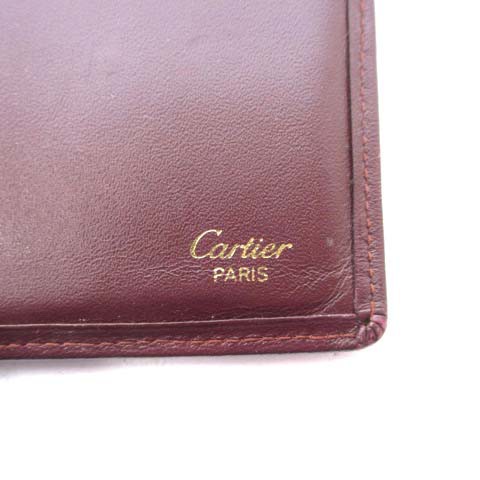 Cartier カルティエ 長財布 ブラック ブランドロゴ 0904-