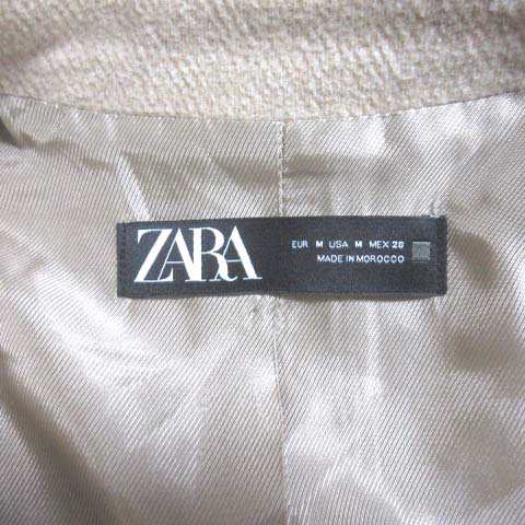 中古】ザラ ZARA ケープコート ベージュ M 170/88A □SM0 X レディース