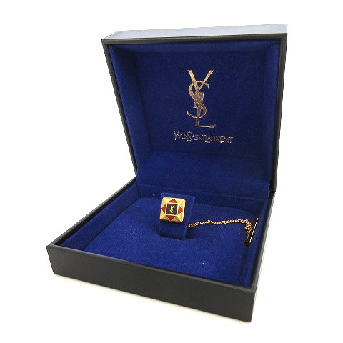 イヴサンローラン YVES SAINT LAURENT タイピン タイタックピン ロゴ