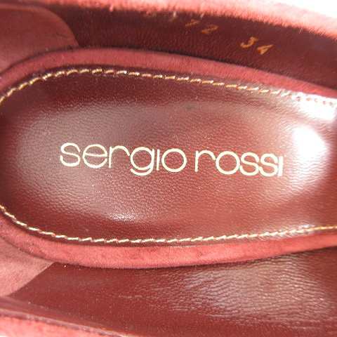 中古】セルジオロッシ Sergio rossi 美品 パンプス アーモンドトゥ