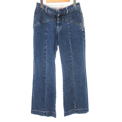 中古】未使用品 フェティコ FETICO 23SS BACK SLIT JEANS デニム