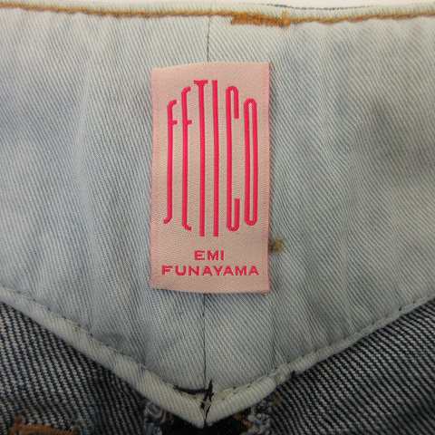 中古】未使用品 フェティコ FETICO 23SS BACK SLIT JEANS デニム ...