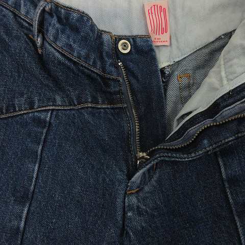 中古】未使用品 フェティコ FETICO 23SS BACK SLIT JEANS デニム