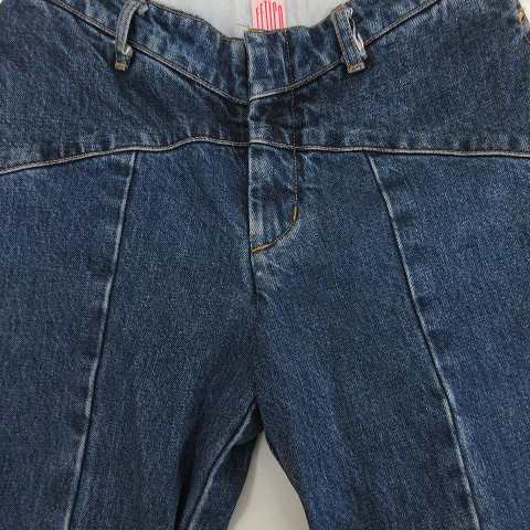 中古】未使用品 フェティコ FETICO 23SS BACK SLIT JEANS デニム