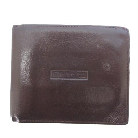 中古】クリスチャンディオール Christian Dior 二つ折り財布