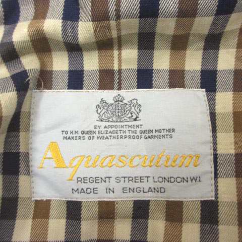 中古】アクアスキュータム AQUASCUTUM ヴィンテージ AQUAS5 ステン